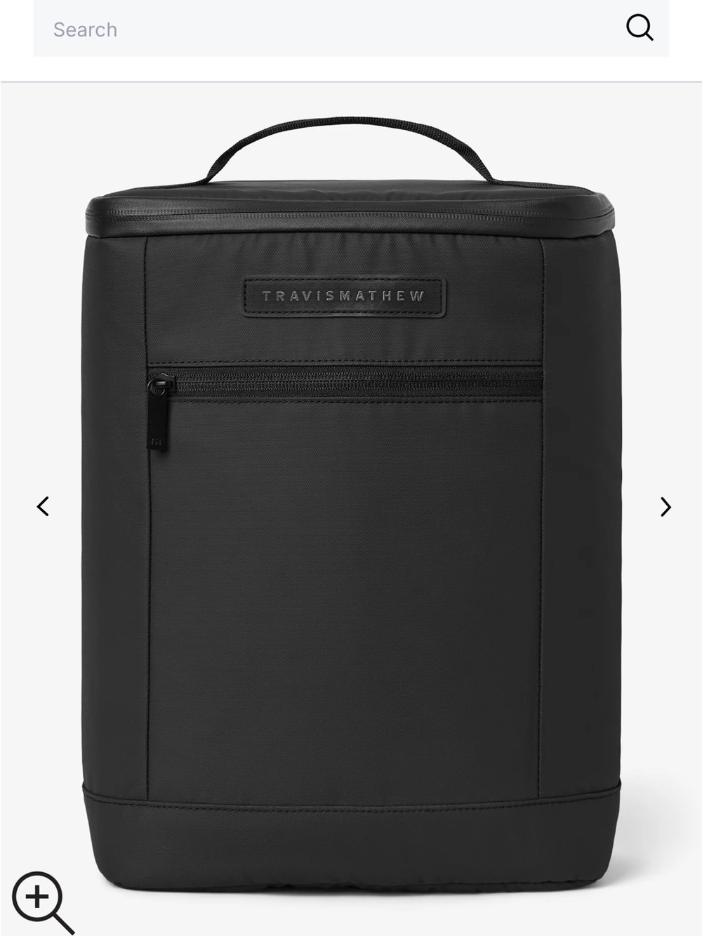 Travis Mathew Black Men’s BYOB Bag